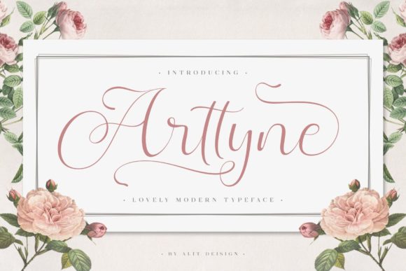 Arttyne: A Script Font for Refined Branding and Personal Projects