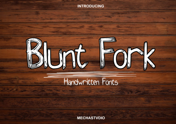Blunt Fork: The Script Font That Redefines Modern Elegance