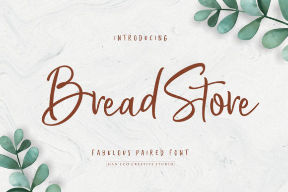 Bread Store Font Review: A Balanced Look at This Curly Script Duo