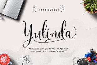 Discover the Flow of Yulinda: A Modern Calligraphy Typeface