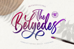 Elevate Your Designs with Belgedes: A Deep Dive into the Art of Brush Script Typography