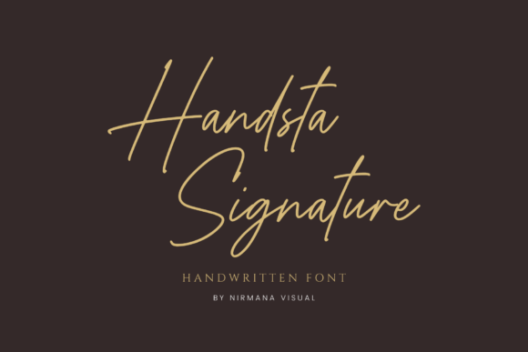 Handsta Signature: Where Romance Meets Elegant Script