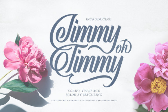 Jimmy Oh Timmy: Elevating Your Design Projects with Balanced Script Elegance