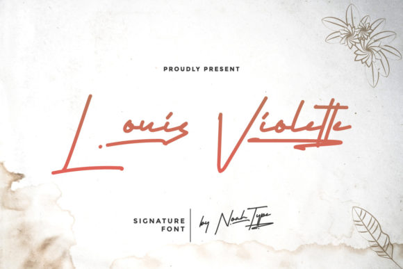 Louis Violette: A Delicate Script for Refined Branding