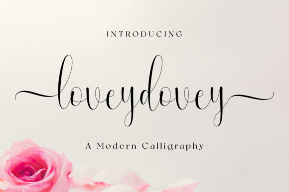 Loveydovey: The Personalized Script Font for Meaningful Art Projects