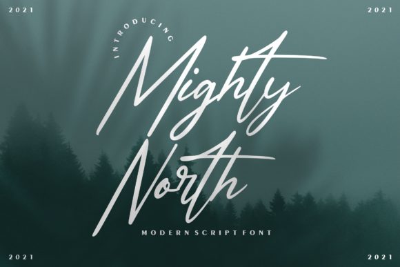 Might North: A Modern Script for Distinctive Branding and Design