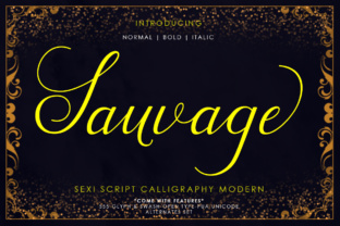 Sauvage: The Modern Script Font for Elegant Design