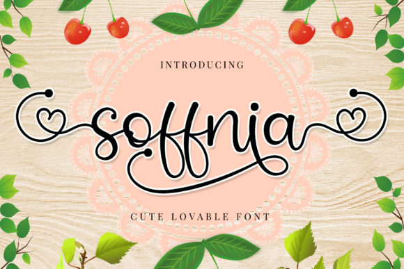 Soffnia: A Strategic Approach to Love-Themed Typography