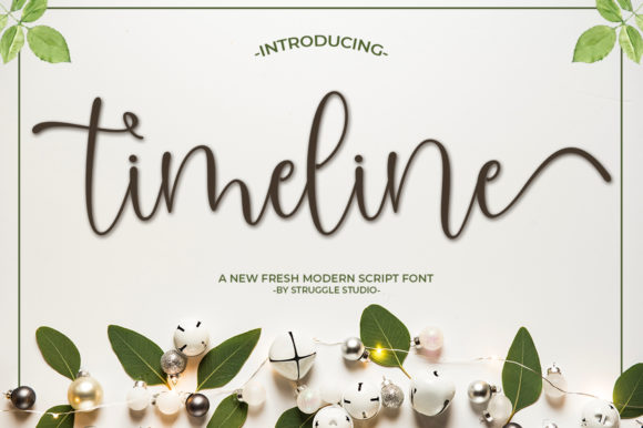 Timeline: A Modern Script for Creative Design